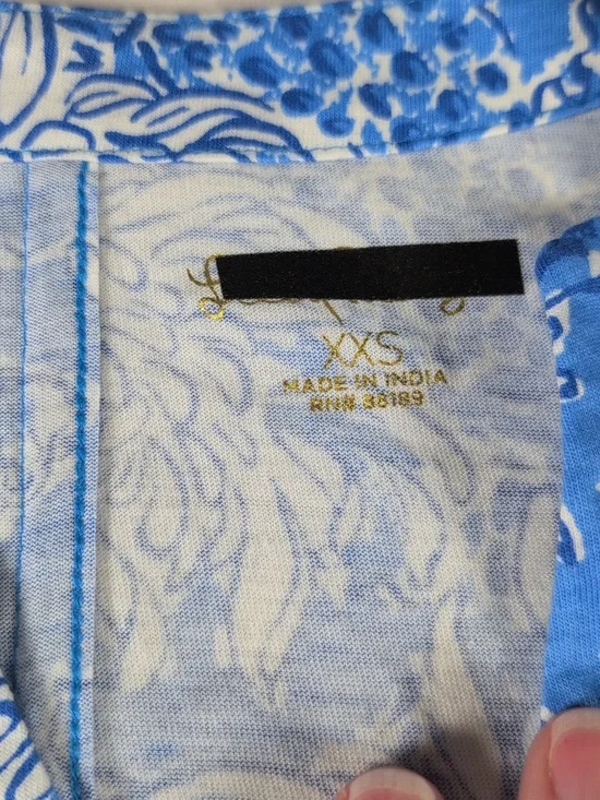 Lilly Pulitzer Cath Dress in Boca Blue Croc & Lock It Size XXS NWOT - Picture 2 of 8